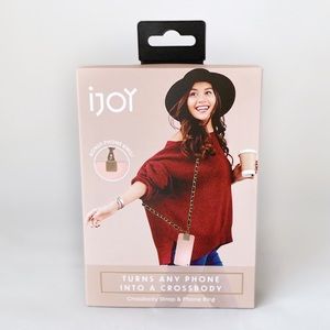 NEW IJOY Crossbody Strap and Phone Ring Case